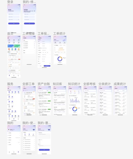 设备管理与运维工单已有项目界面